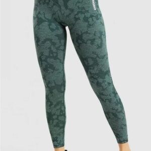 Gymshark Adapt Camo Leggings Obsidian Green Women’s Small